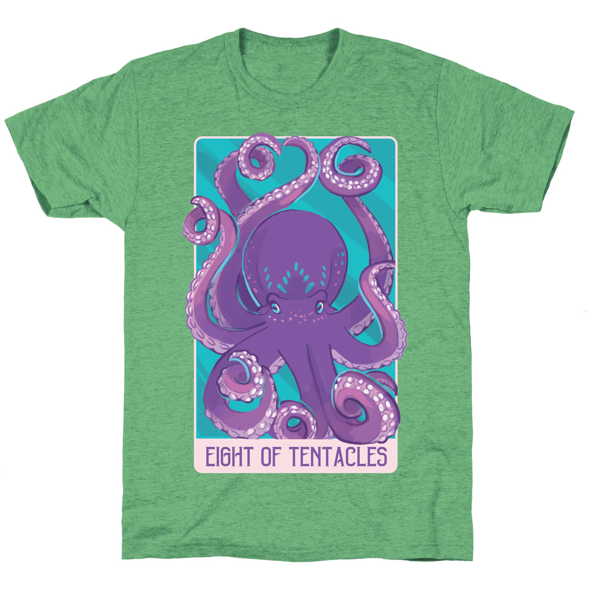Eight of Tentacles  Unisex Triblend Tee